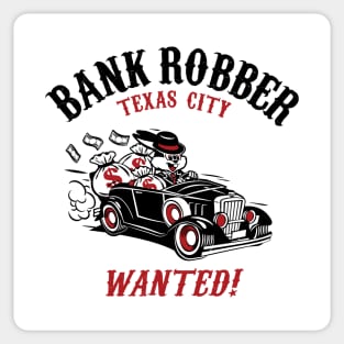 Bank Robber Sticker